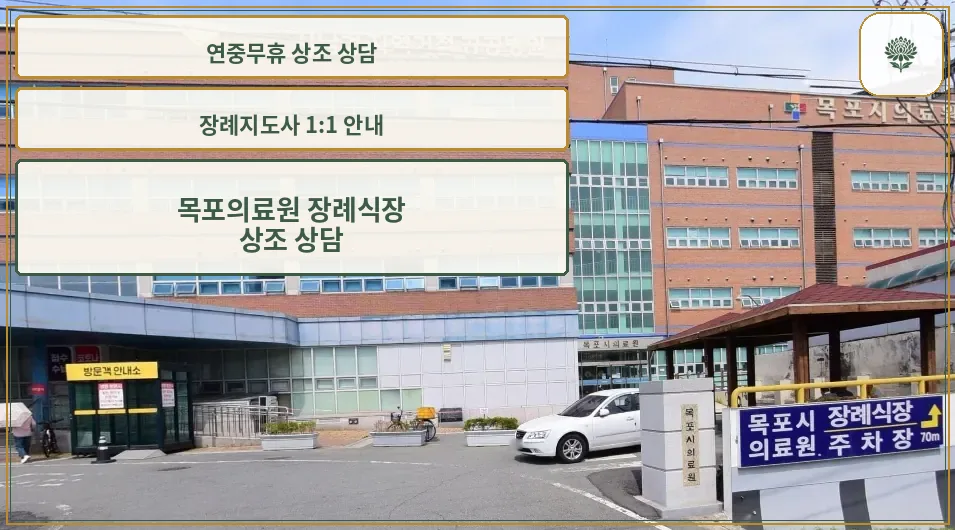 목포시의료원장례식장 외부 모습