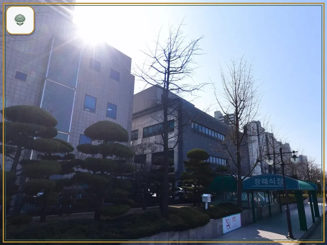 인하대병원장례식장 진입 컷 사진